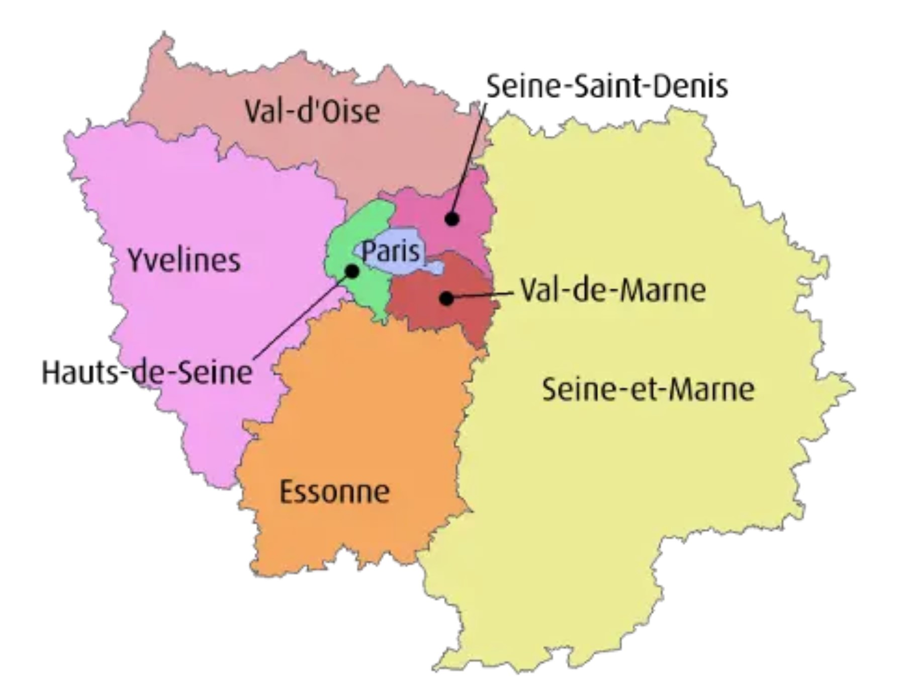 Carte Île-de-France